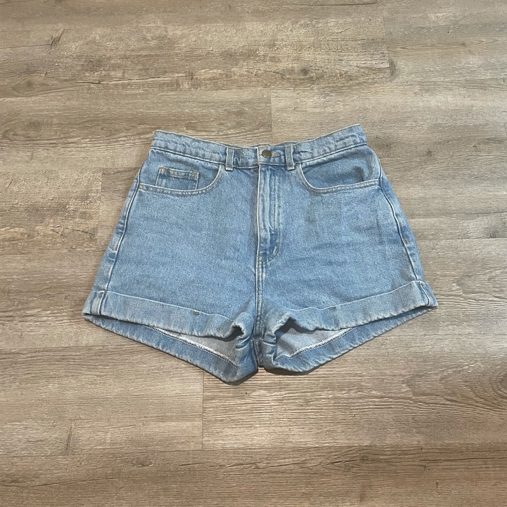 American Apparel Jean Denim Shorts Size 30